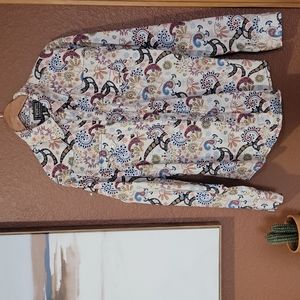 TwentyX Wrangler Jean Co. paisley shirt size XL